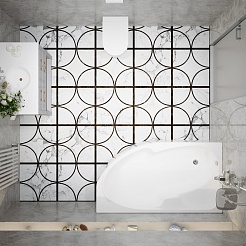 Triton Акриловая ванна София 170x95 L – фотография-6